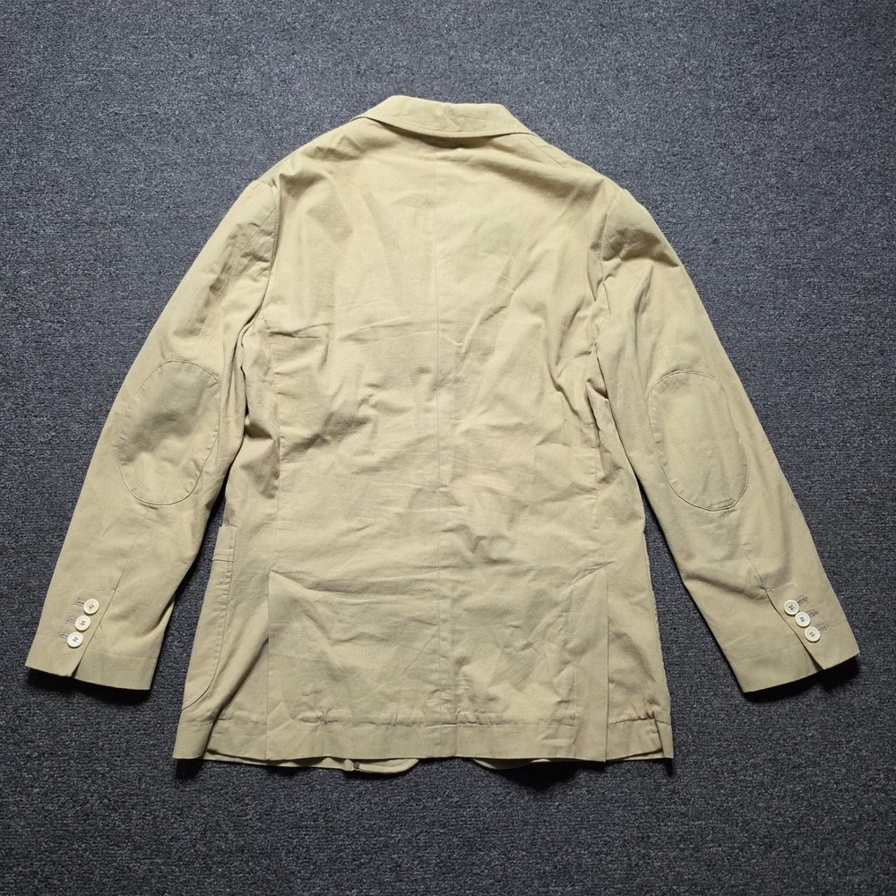 Billy Reid Sport Coat Khaki Men 40R Cotton Unstructured Blazer Formal Italy